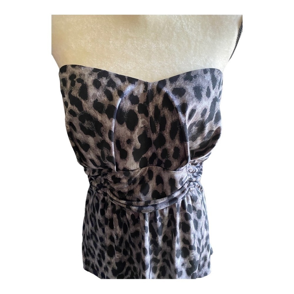 TORRID -ANIMAL PRINT STRAPLESS TOP-SIZE 2X - Picture 3 of 7